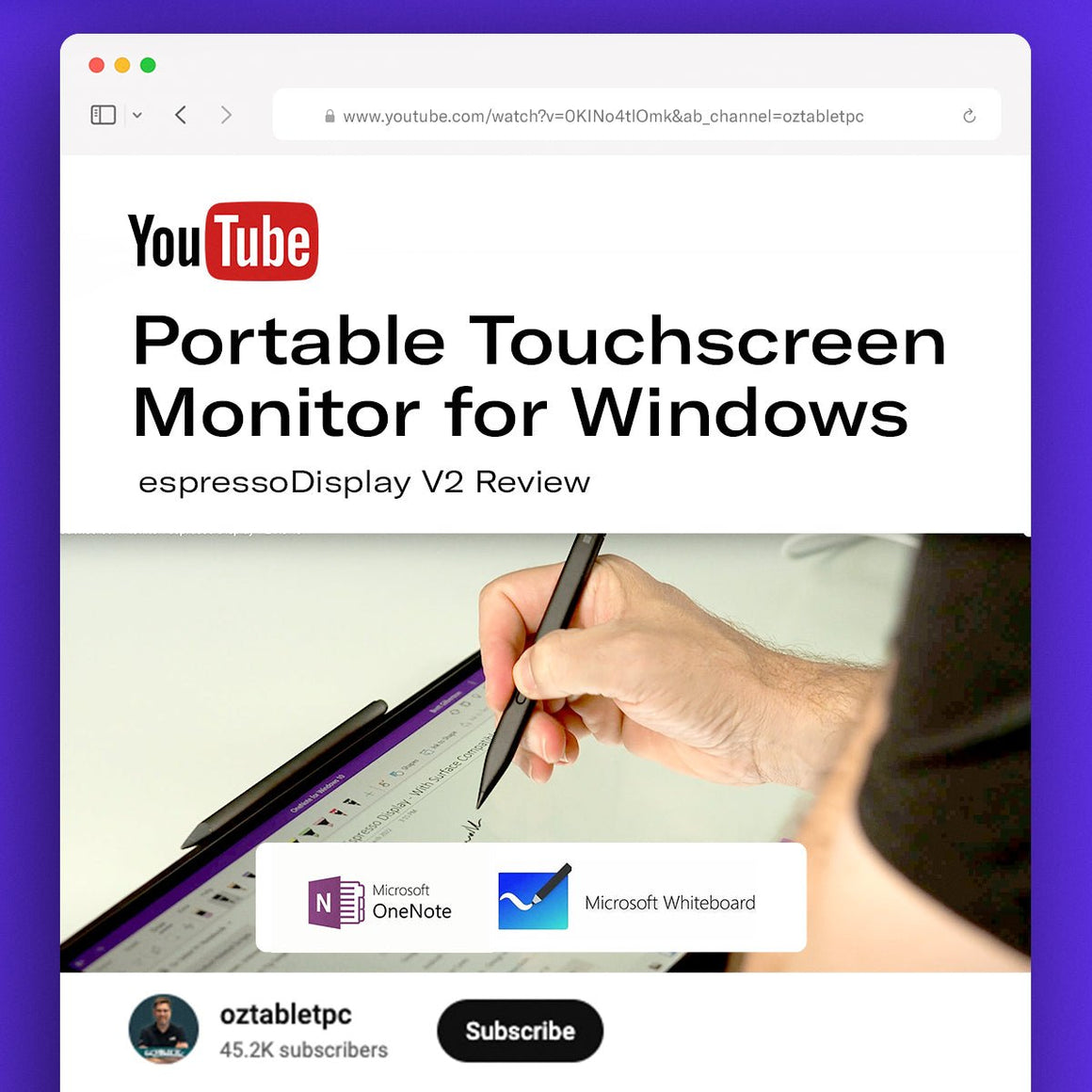 Portable Touchscreen Monitor: espresso Display V2 Review - Windows - espresso